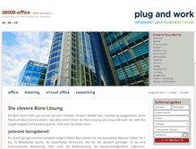 Tablet Screenshot of plugandwork.de