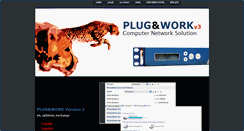 Desktop Screenshot of plugandwork.net